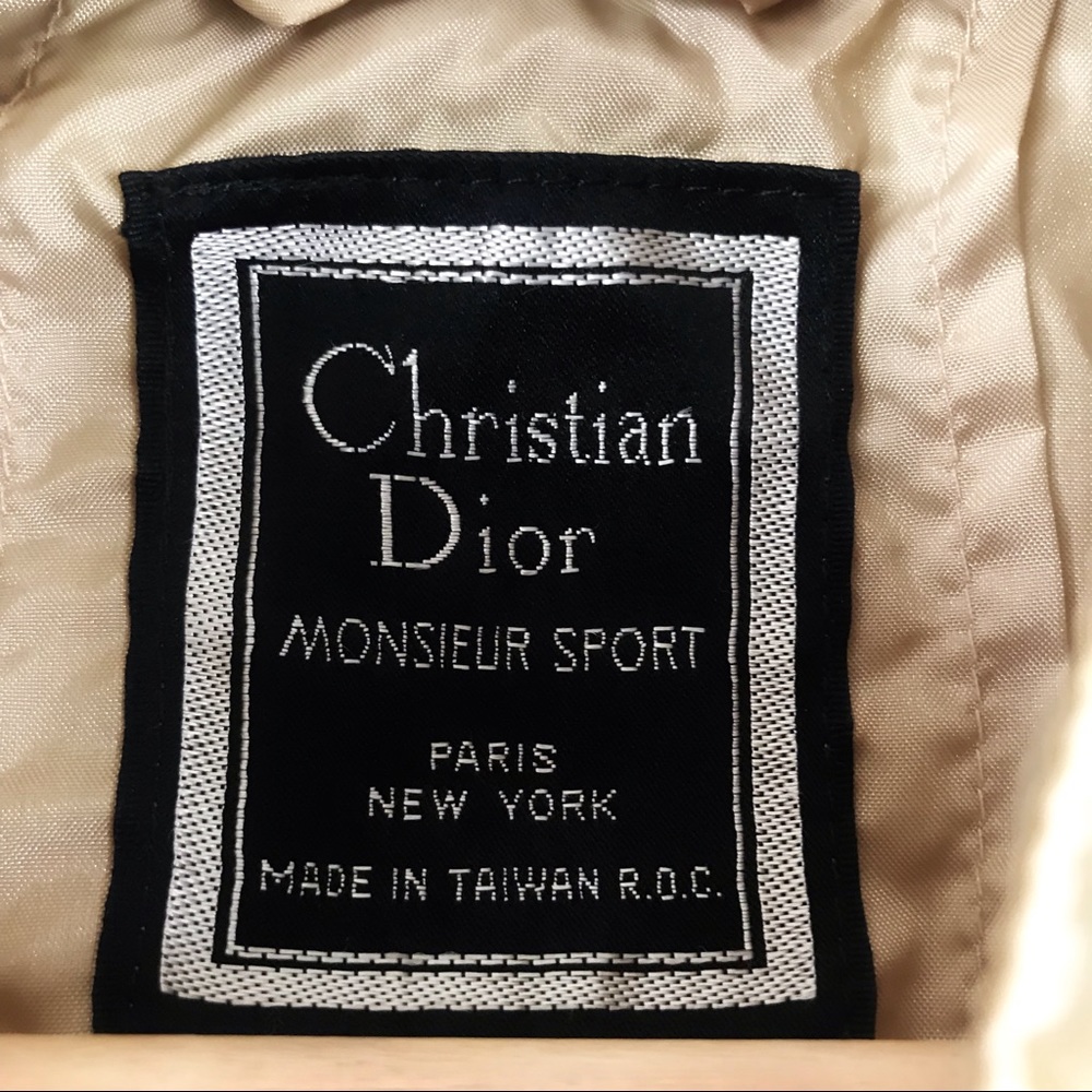 VINTAGE CHRISTIAN DIOR WIND BREAKER JACKET